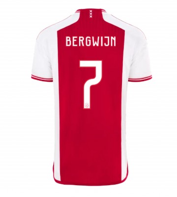 Maillot de foot Ajax Steven Bergwijn #7 Domicile 2023-24 Manches Courte